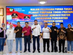 Bupati Adnan Lepas Purna Tugas Empat Pejabat di Gowa