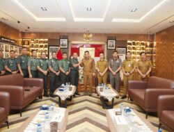 Silaturahmi, Pj Gubernur Sulsel Prof Fadjry Djufry – Pangdam XIV Mayjen TNI Windiyatno Bahas Kerjasama Swasembada Pangan
