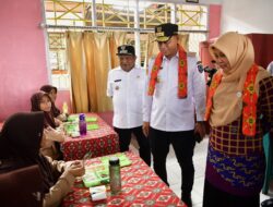 Pj Gubernur Prof Fadjry Djufry didampingi PJ Bupati Luwu Uji Coba Makan Bergizi dan Pemeriksaan Kesehatan Gratis