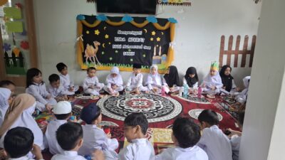 Begini Cara Unik TK Islam Athirah Racing Centre Kenalkan Isra Mikraj Pada Anak Didik