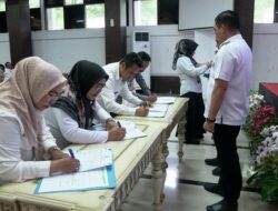 Saksikan Penandatanganan Perjanjian Kinerja Tahun 2025 secara Serentak, ini Penyampaian Pj. Bupati Takalar.