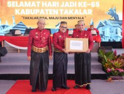 Dihadiri PJ Gubernur Sulsel, Puncak Perayaan Hari Jadi ke-65 Kabupaten Takalar berlansung Meriah.