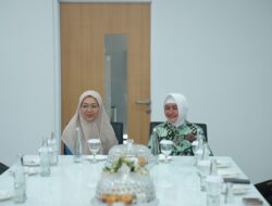 Silaturahmi Hangat, Indira Yusuf Ismail Siap Dukung Kepemimpinan Melinda Aksa di Empat Organisasi.