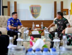 Berkunjung Ke Pangdivif 3 Kostrad, Bupati Adnan Pamit Jelang Akhir Masa Jabatan