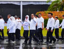 Hati Damai Ikuti Gladi Bersih Persiapan Pelantikan 