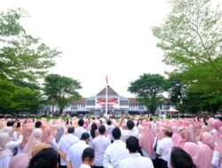 AdnanKio Dilepas Ribuan Pegawai dan Masyarakat Kabupaten Gowa Jelang Akhir Jabatan .