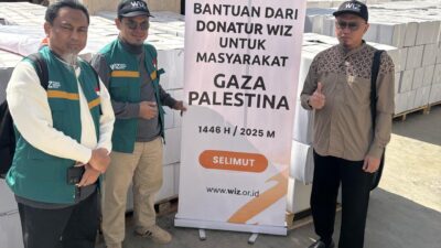 Wahdah Inspirasi Zakat Bersama KITA Palestina Salurkan 22 Ton Bantuan ke Gaza