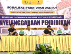 Legislator DPRD Kota Makassar Andi Odhika Cakra Satriawan Sosialisasi Perda Nomor 1 Tahun 2019 tentang Penyelenggaraan Pendidikan.