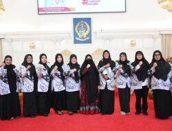 Ketua TP PKK Sulsel Terima Kunjungan Pengurus PGRI