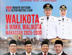 Pimpinan DPRD Kota Makassar Ucapkan Selamat dan sukses Kepada Walikota dan Wakil Walikota.
