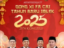 Pimpinan dan Anggota DPRD Kota Makassar Ucapkan Selamat Tahun Baru Imlek 2025