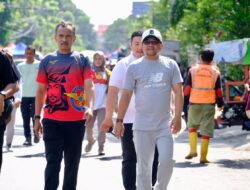 Tinjau Pelaksanaan CFD, Wabup Gowa Pastikan Pengelolaan Sampah Berjalan Maksimal 