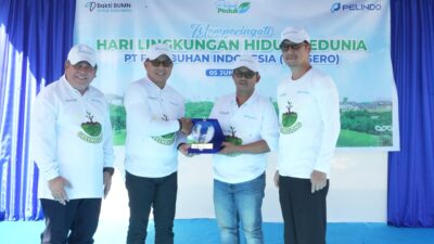 Peringati Hari Lingkungan Hidup 2025, Pelindo Bersama Pemkot Makassar Tanam Ribuan Bougenvile 