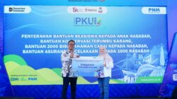 Pegadaian Kanwil Makassar Serahkan Bantuan Konservasi Terumbu Karang Di Pulau Barrang Lompo