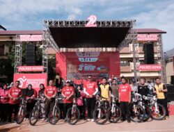 Wabup Gowa Lepas Ratusan Peserta Bhayangkara Fun Walk.