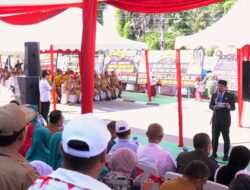 Gubernur Sulsel, Serahkan Bantuan Pada Launching Kopdes Merah Putih di Takalar