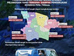 PDAM Makassar Koneksikan Pipa Pa’baeng-Baeng Mulai 27 Juli, Armada Tangki Disiagakan