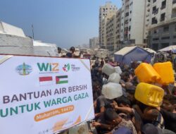 500 Keluarga di Gaza Utara Terima Bantuan Air Bersih dari Masyarakat Indonesia