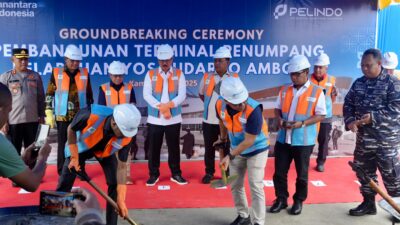 Dukung Konektivitas Nasional, Pelindo Groundbreaking Terminal Penumpang Pelabuhan Yos Sudarso Ambon