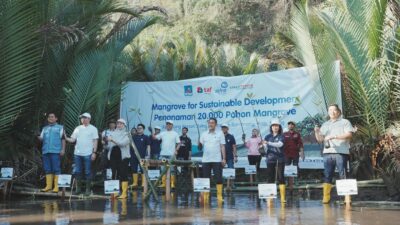 Kolaborasi Astra Group dan Kalla Toyota: Kurangi Emisi, Tanam 20.000 Bibit Mangrove di KBA Rammang-Rammang Makassar