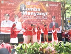 Dinas Sosial Kota Makassar Raih Juara 2 serta Juara Favorit Dalam Lomba Nyanyi Antar SKPD