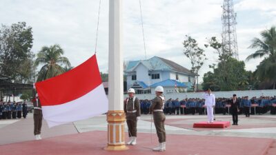 Wabup Irup pada Upacara Peringatan HUT ke-80 RI Tingkat Kab. Takalar