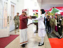Paskibraka Sulsel Tuntaskan Tugas di HUT ke-80 RI, Gerimis Tak Surutkan Semangat