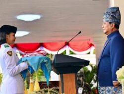 Dari Sulsel ke Istana Negara, Perjalanan Aliah Sakira hingga Membawa Baki Penurunan Bendera