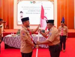 Lepas Pramuka Kontingen Sulsel ke World Muslim Scout Jamboree 2025, Gubernur Sulsel Beri Pesan Khusus