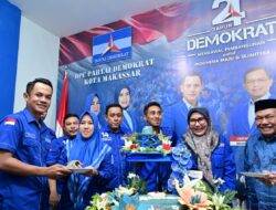 HUT Ke 24 Partai Demokrat, DPC Makassar Gelar Doa Bersama.