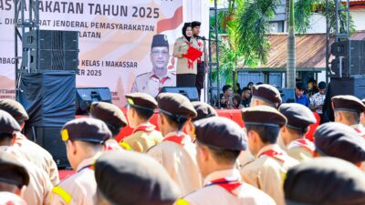 Wagub Sulsel Buka Perkemahan Pramuka Warga Binaan se-Sulsel