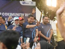 Wali Kota Makassar Lepas dan Bakar Semangat Ribuan Pelari SMAnSA RUN 2025