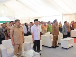 Kadinkes Makassar bersama Walikota Munafri Dampingi JK Letakkan Batu Pertama di RS Islam Faisal