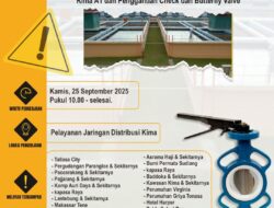 Perbaikan Pompa dan Valve Kima A1, Tekanan Air Sejumlah Wilayah Makassar Turun Sementara