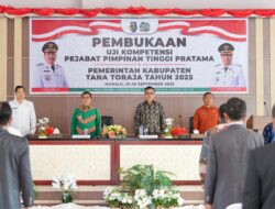Sekda Sulsel Pimpin Uji Kompetensi Pejabat Pimpinan Tinggi Pratama Tana Toraja