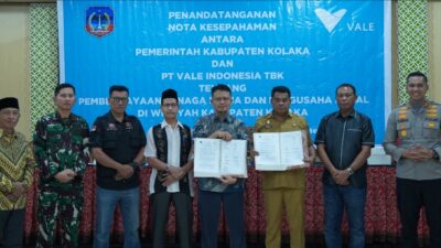 Teguhkan Komitmen PT Vale dan Pemangku Kepentingan untuk Berdayakan Tenaga Kerja dan Pengusaha Lokal Kolaka