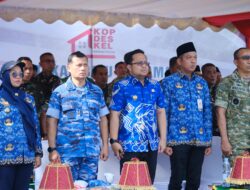 Plt Kadis Koperasi dan UKM Sulsel Hadiri Ground breaking Gerakan Nasional Koperasi Merah Putih Nasional