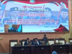 Wakil Ketua I DPRD Makassar, Andi Suharmika Pimpin Rapat Paripurna Kelima Belas Masa Persidangan Tahun 2024/2025