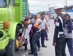 Dishub Makassar Kembali Kunci Roda Kendaraan Yang Melanggar Di Jalan Sudirman