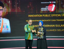 Penghargaan Pemimpin Inovatif dan Transformatif untuk Andi Sudirman Sulaiman Diterima Wagub Fatmawati Rusdi