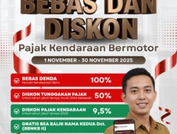 Bapenda Sulsel Perpanjang Insentif PKB hingga 30 November 2025, Wajib Pajak Diimbau Manfaatkan
