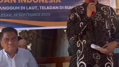Kadis PPKB Makassar Hadiri Gerakan Ayah Teladan di Kampung Nelayan