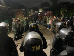 Satpol PP Makassar bersama TNI, Polri Lakukan Pengamanan Tawuran di Kecamatan Tallo