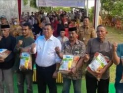 Bupati Takalar Serahkan Bantuan Bibit Padi dan Jagung di Desa Popo dan Desa Bonto Marannu