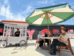 Wajah Baru Pantai Losari, Pedagang Pisang Epe Kini Gunakan Gerobak Seragam