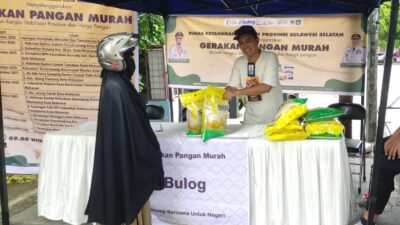Pemprov Sulsel Pastikan Harga Pangan Terkendali, Gelar Gerakan Pangan Murah 150 Kali Jelang Nataru