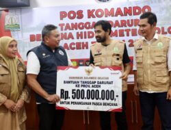 Pemprov Sulsel Serahkan Bantuan Rp500 Juta untuk Percepatan Pemulihan Aceh
