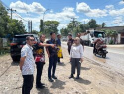 Gerak Cepat Gubernur Sulsel. Kadis DBMBK Sulsel Kunjungi Ruas Sungguminasa-Malino