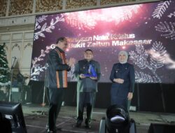 Munafri–Aliyah Hadiri Perayaan Natal GPIB Bukit Zaitun, Teguhkan Makassar Kota Harmonis