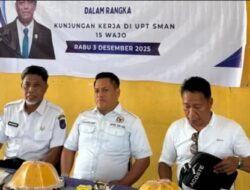 Wakil Ketua DPRD Sulsel, Sufriadi Arif Kunjungan Pengawasan ke UPTD SMAN 15, Kecamatan Sajoangin, Kabupaten Wajo